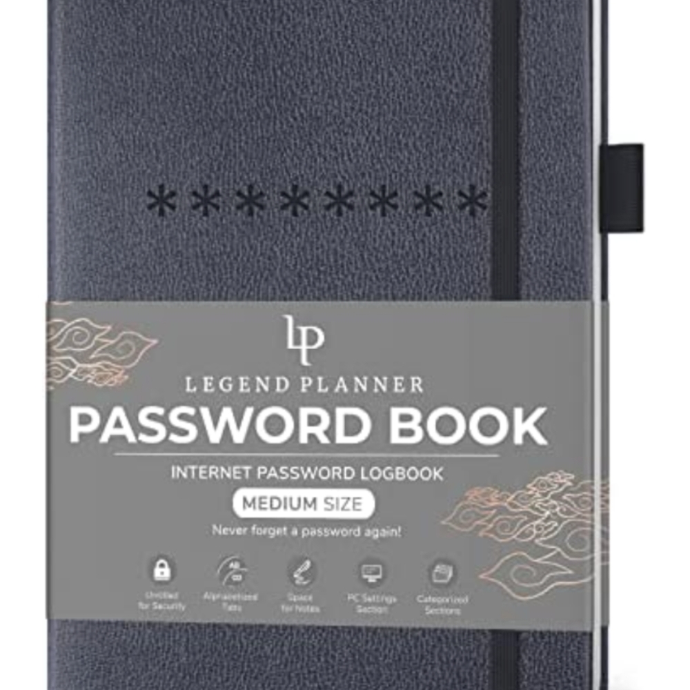 Purple Legend Password Book NWT